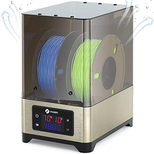 InLoveArts Filament Dryer 70 110W PTC Heater 3D Printer Filament Dryer Box Keeping Filaments Dry for 3D Printer Filament Filament Dehydrator Compatible with 1.75mm, 2.85mm, 3.00mm Filament
