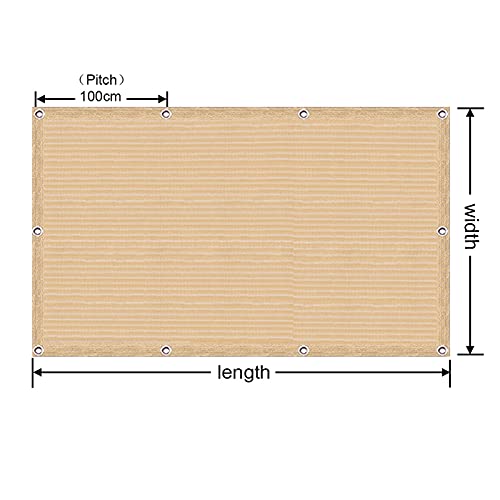 Toile de store avec œillets beige pour terrasse tranquille - 7