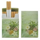 Derrose® Herbal Blend Herbal Sticks,Herbal Cigarettes,Nicotine Free and Tobacco Free,Help Stop Smoking,Better Effect When Used with Nicotine Patches,Smoking Cessation Products,2packs-40 Sticks