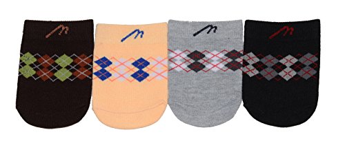 MABUA Argyle Women Seamless Toe Topper Liner Socks 4 Pairs.