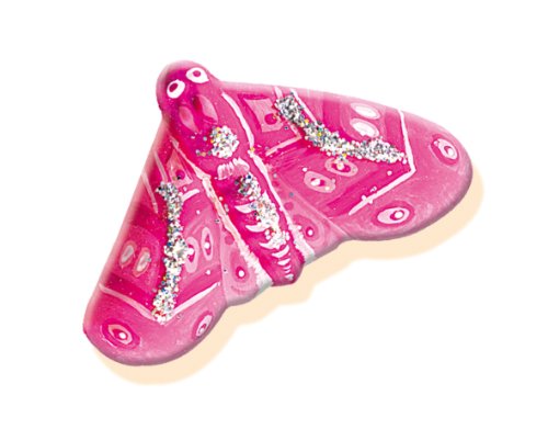 SES Glitzerschmetterlinge gießen Gips-& Mal-Set, BlauPinkRotViolettWeißGelb – Bild 7