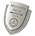 Silver AMG Club Logo Car Side Emblem Alloy Stickers Decal Symbol Fits for Mercedes Benz A C E S G CLA AMG 1pc