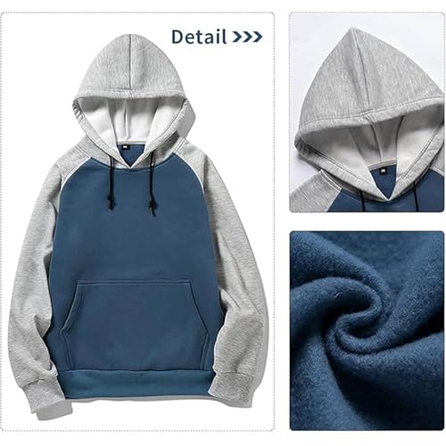 Sweats à capuche homme en molleton coton décontracté noir