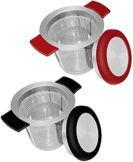 18/8 Stainless Steel Tea Infuser with Large Capacity & Perfect Size Double Handles