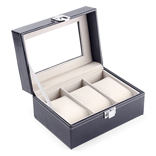 Boîte de rangement montre mécanique de luxe en cuir PU pour une protection premium