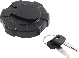Cnfang4 1 Pc Gas Tank Cap W/Keys Metal Black RD411-51122 for Kubota 151 161 185 Mini Excavator Q581 ZX KX91-3