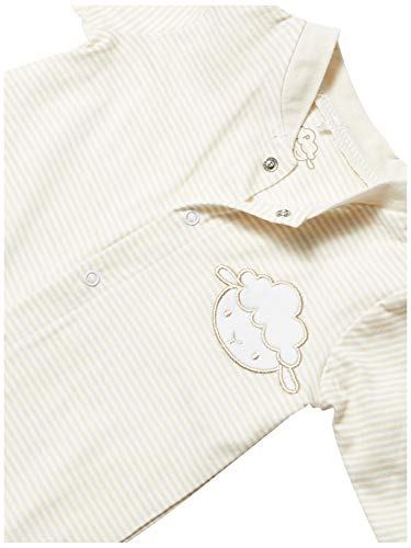 Kit 2 macacão e fralda, Tip Top, Unissex, Bege, RN