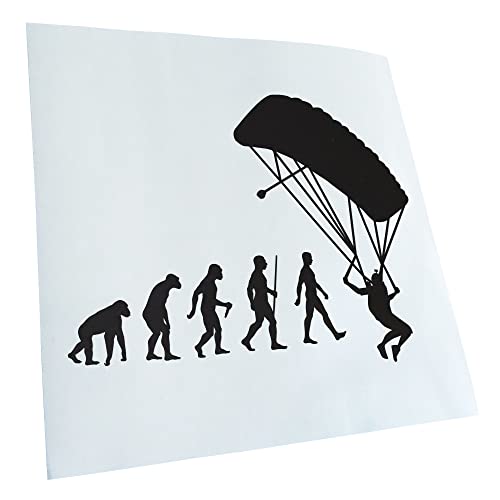 Kiwistar - Autocollant - Evolution en forme de parapluie - noir mat - G24 - Pour voitures, vélos, véhicules, motos, cyclomoteurs, tuning, vitres arrière