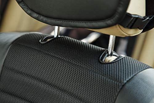Upgrade4cars pokrowiec na przednie siedzenia samochodowe o wyglądzie skóry, ochraniacz na siedzenia samochodowe i organizer na tylne siedzenie, akcesoria samochodowe do wnętrza samochodu