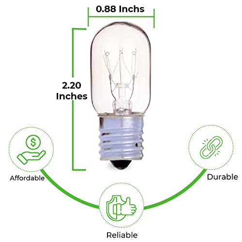 Bulbmaster 15 Watts T7 Replacement Light Bulb For Lava Lamp 15T7 Incandescent For 10 Inch Lava Lamps And Exit Lamps And Sewing Machine Light Bulbs Fits E17 Socket 130 Volts Pack Of 6 #TOP5
