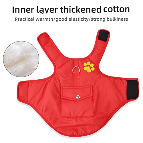 DoggieKit Custos de clima frio para cães, jaqueta reversível impermeável quente para cães, casaco de