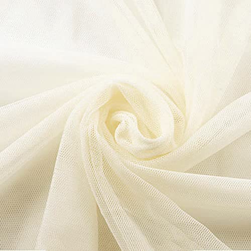 Blausky Tela de tul de 160 cm x 5 m, venta por metros, suave y transparente, tela decorativa de tul, tela decorativa para manualidades, tul, tela para coser para bodas, fiestas, tutú, falda, ropa