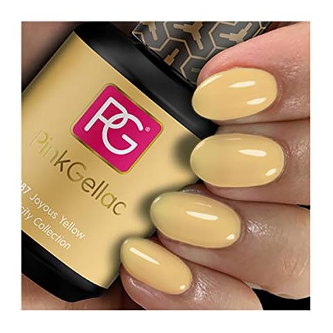 PINK GELLAC Shellac Gel Nagellack 15 ml für UV LED Lampe | 287 Joyous Yellow Gelb Cover