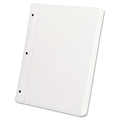 Ampad 100% Recycled Filler Paper, 8.5 x 11 Inches, White, College Rule, 200 Sheets (40108R)