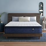 Coolvie 12 Inch Queen Mattress in a Box, Cooling Hybrid Mattress Queen Size with Latex & Memory Foam, Pocket Innerspring for Pressure Relief & Motion Isolation, Medium Firm, 100-Night Trial