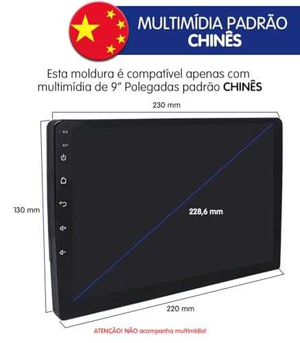 Moldura De Painel 2 Din 9