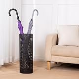 Concepts 21 inch Heavy Duty Metal Umbrella Stand - Durable Storage Holder for...