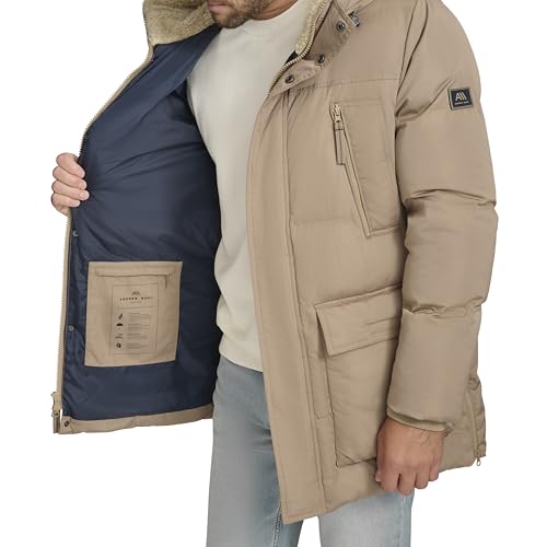 Image of Andrew Marc Men's Outerwear Mackay Faux Fur Lined Parka