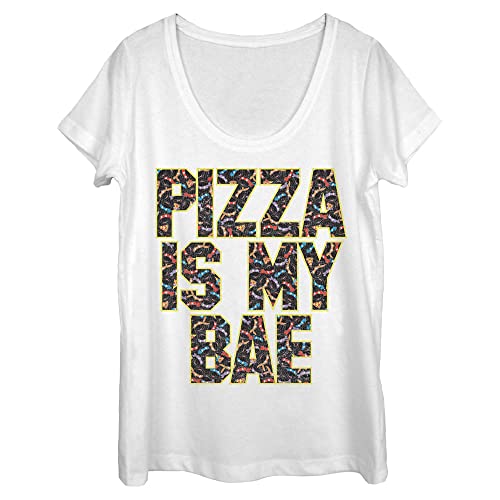T-Shirt Nickelodeon Bae À Pizza vêtement mode pop culture pour femme passionnée