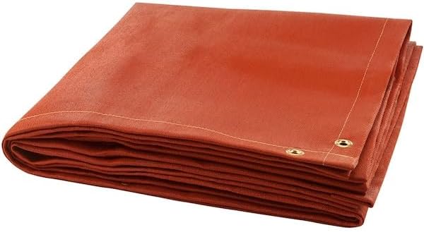 Welding Blanket-6 ft L, 6 ft W, Red