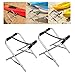 SM SunniMix 2 Pieces Folded Kayak Stands Paddleboard Stands Shelf Gears Lightweight Kayak Racks Standing Racks for Surfboard Kayaks Boats