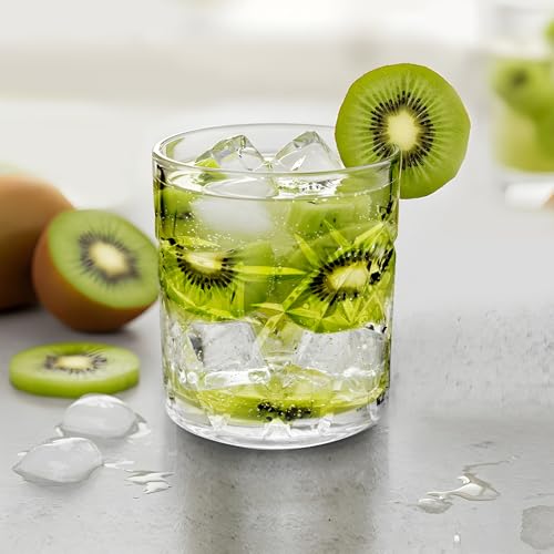 Image of CELLO Swirl Rock Tumbler Glass Set of 6, 325ml Each | Dishwasher Safe | Comfortable Grip | Perfect Glasses for Drinking Water, Juice, Cocktail, Mocktail, Cold Drinks | for Daily Use & Gifting