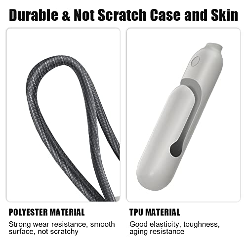 Lanyard Compatible For Airpods Pro 2, Anti-Drop & Anti-Lost Lanyard, Adjustable Lanyard With Clip For Airpods Pro 2（Grey） #TOP4