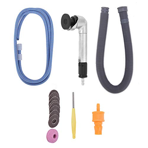 TANIQIACA Pneumatic Grinding Pen 90 Degree Mini Air Micro Die Grinder 23500rpm High-Speed Hand Tool for Arts, Crafts, and More