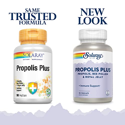 Image of SOLARAY Propolis Plus - Immune Support Supplement, 90 VegCaps