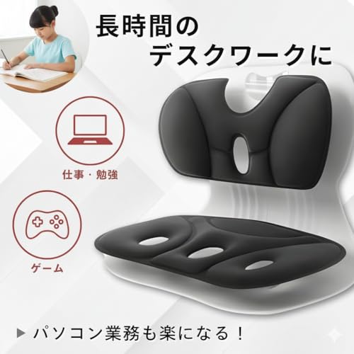 airara(アイララ) 姿勢矯正 椅子 ランバーサポート クッション の商品画像 5