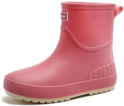 Bottes de pluie courtes pour femmes en caoutchouc imperméable pour extérieur