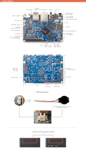FriendlyELEC NanoPi M6V2 RK3588S 8GB LPDDR5 6TOPS AI Single Computer Board - 3