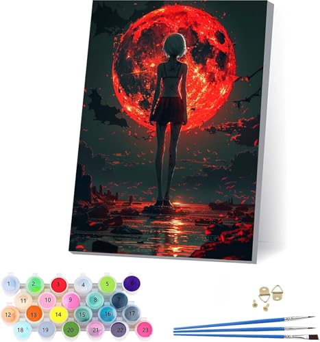 G  yCgoCio[ obg DIY Paint by Numbers LbghG h G fW^G uVƃANG̋ l̂߂̃NGCeBuȎ z[ ItBX Mtg 100x130cm t[t