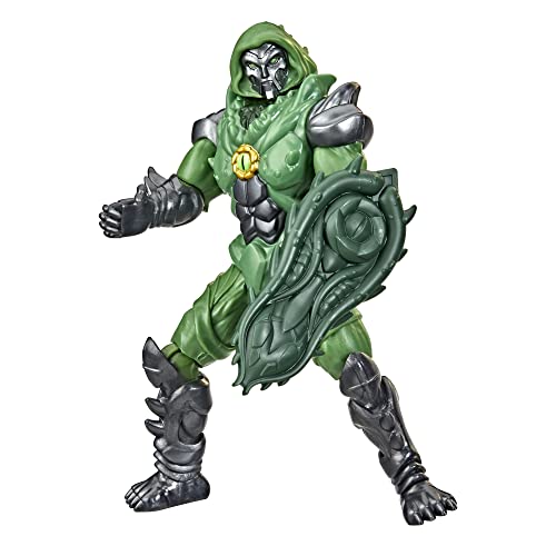 Marvel Hasbro Avengers Mech Strike Monster Hunters Doctor Doom Toy,6-Inch-Scale Action Figure with Accessory,Toys for Kids Ages 4 and Up