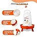 Eggluuz Chick Feeder and Waterer Kit, Top Fill 1.5kg Chick Feeder and 1.5L Chick Waterer with 3 Adjustable Heights