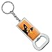 GRAPHICS & MORE Looney Tunes Daffy Duck Keychain Rectangle Chrome Plated Metal Bottle Cap Opener