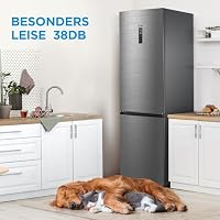 Midea 378L Kühlschrank mit Gefrierfach, WiFi, 201cm, EEK C, NoFrost, 38dB – Ansicht 3
