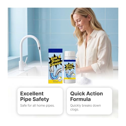 Destapacaños líquido de 100 ml, diseñado específicamente para eliminar la suciedad en desagües de cocina y baño (2 unidades) miniatura 5