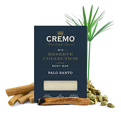 Cremo Palo Santo Reserve Collection Exfoliating Body Bar With Shea Butter, 6 Ounce #TOP3