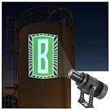 COLIFINE 110W Custom GOBO P𝐫𝐨𝐣𝐞𝐜𝐭𝐨𝐫 Led Logo Lights Image for Store Business Outdoor and Indoor I𝐩𝟔𝟕 Waterproof with Remote Control (110, Watts)