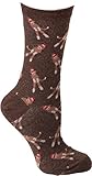 Socksmith Sock Monkey Women's Brown Crew Socks