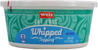 Weis Quality, Whipped Topping Fat Free, 8 Ounce