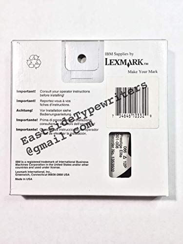 IBM Typewriter Printwheel - Prestige Elite 12 1353502 - Cartridge Printwheel II for IBM Lexmark Wheelwriter Typewriters Compatible