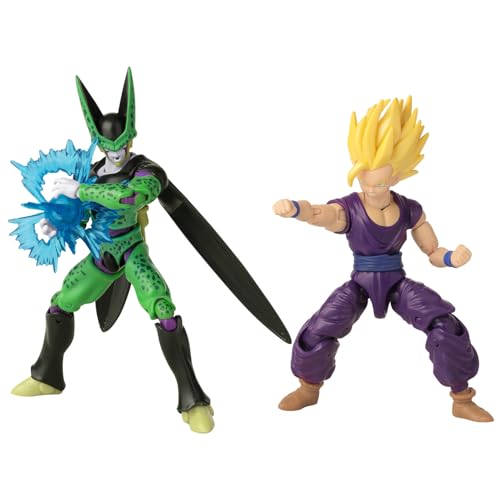 Dragon Stars Series - Dragon Ball Super - Super Saiyan 2 Gohan vs. Cell Battle Pack Action Figure Set by DRAGON STARS SERIES - Used condition - US$36.98