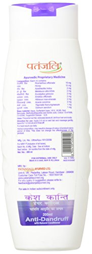 Patanjali Kesh Kanti Anti-Dandruff Hair Cleanser Shampoo, 200Ml #TOP1