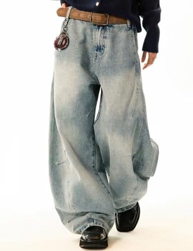 Y2k Baggy Jeans Wide Leg Dance Skateboard Pants Loose Fit Trousers Streetwear2
