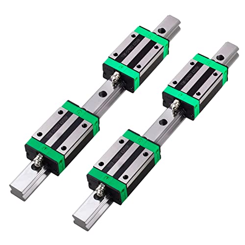 Kit Rail Linéaire HGR20 – 2 Rails 1800mm + 4 Paliers HGH20CA – Pour Machines CNC, Fraiseuses