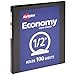 Avery 1/2 inch Economy View 3 Ring Binder, Round Ring, Holds 8.5" x 11" Paper, 1 Black Binder (05705)