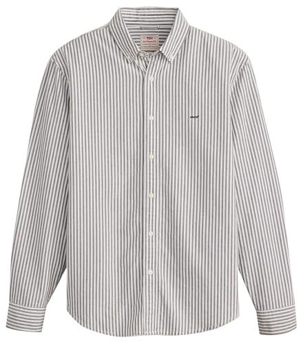 Levi's Camisa auténtica con Botones para Hombre, Waylon Stripe Delici, S