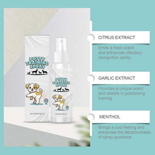 Raixihu Welpen Stubenreinheit Training Spray, Effektives Mittel Zur Stubenreinheit, Lockduft Verhaltenskorrektor 60Ml Trainer Werkzeug Für Haustiere Im Freien Drinnen Möbelschutz